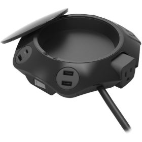 8FT CRD PWR OFC DOT BLK