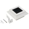 Outdoor Solar Lamps 6 pcs LED Square 4.7" White