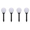 Outdoor Pathway Lamps 8 pcs LED 5.9" with Ground Spike