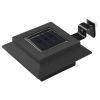 Outdoor Solar Lamps 12 pcs LED Square 4.7" Black