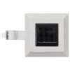 Outdoor Solar Lamps 6 pcs LED Square 4.7" White