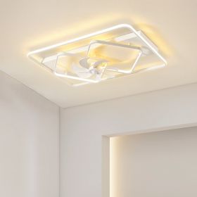 Household Light Luxury  Thin Suction Ceiling Fan Lamp Bedroom Living Room (Option: Style2)