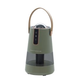 Projection Mosquito Repellent Night Light Dual Purpose Portable Outdoor Mosquito Killer Lamp (Option: Green-108x108x180mm)