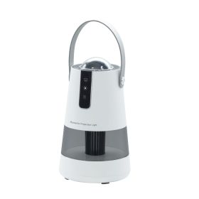 Projection Mosquito Repellent Night Light Dual Purpose Portable Outdoor Mosquito Killer Lamp (Option: White-108x108x180mm)