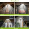 Solar Lights Outdoor 188 LEDs 1600lm Solar Security Lights Motion Sensor Lights 270°Lighting Angle Waterproof